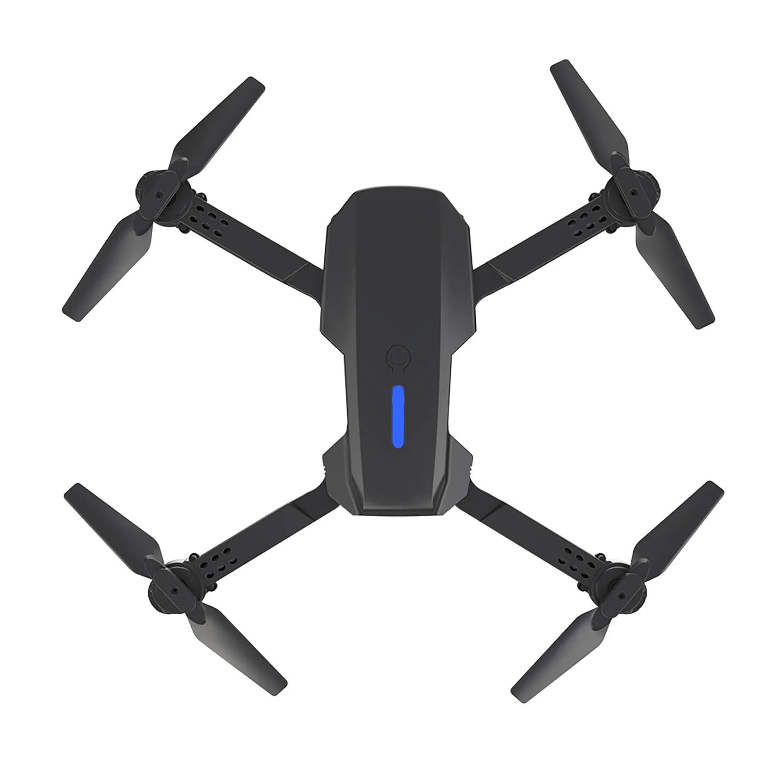 Black Folding Drone with 4K Dual Camera Wifi Fpv Quadcopter Altitude Hold Headless Mode 12 Min Flight Time 100M Range Remote Control Includes Color Box Storage Bag